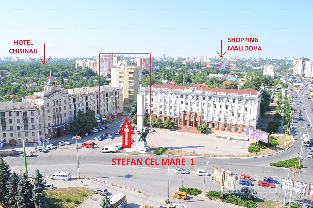 Homeservice Apartments On Stefan Cel Mare Boulevard Chisinau Eksteriør bilde